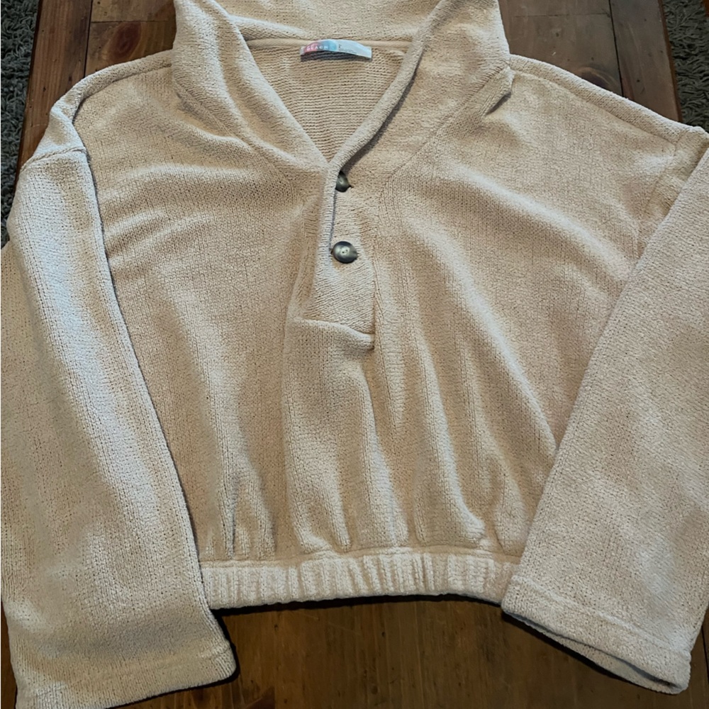 Free People Beach Button Front Pullover - image 5